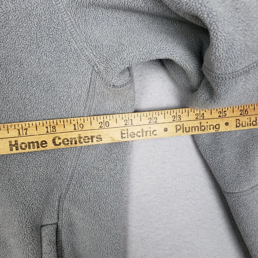 Helly Hansen Size M Full Zip Fleece Workwear Jacket Light Gray‎ Gorpcore Outdoor